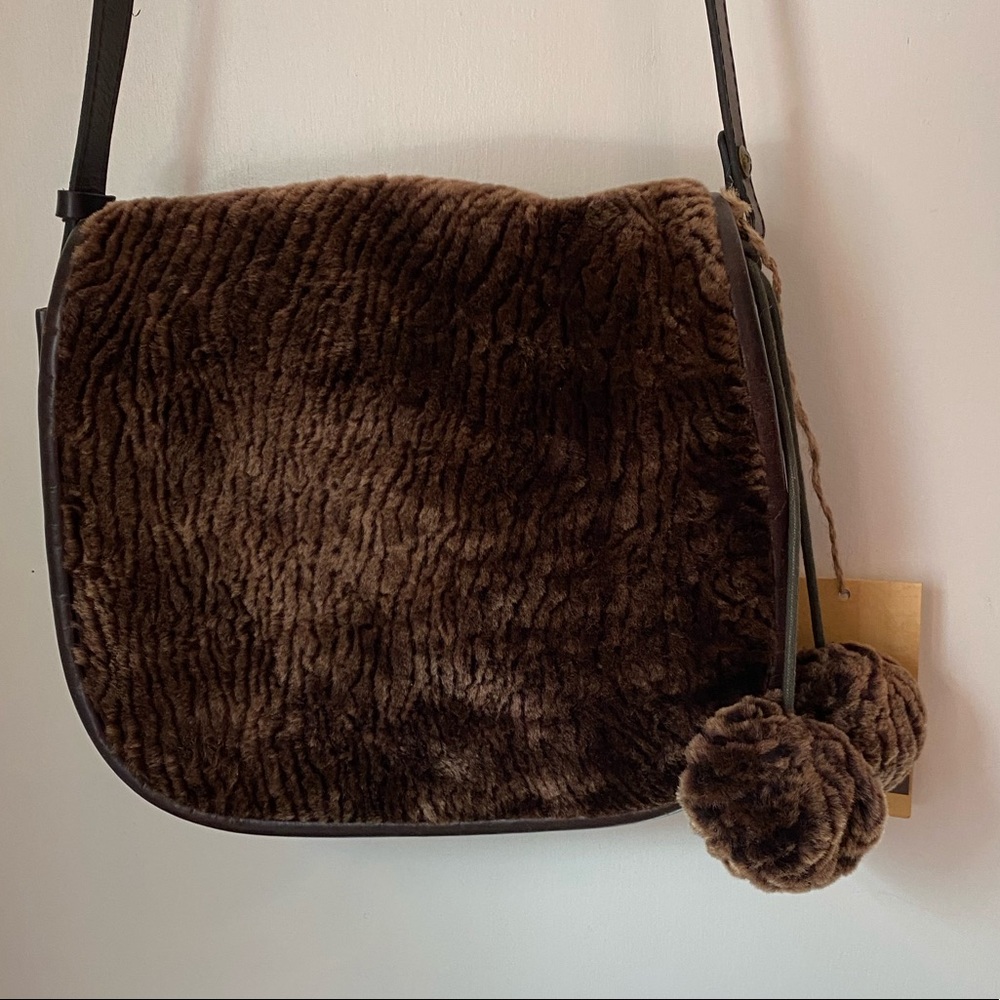 Patricia Nash Laser Cut‎ Sherpa La Cruz Saddle Bag